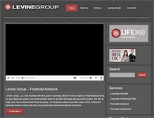 Tablet Screenshot of levinegroup.com